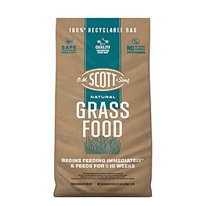 12.72 lbs. O.M. Scott & Sons Natural Grass Food $9.94 + Free S&H w/ Prime or $35+