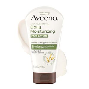 [SnS, AC] $2.97** | 5oz. Aveeno Daily Moisturizing Face Lotion w/ Prebiotic Oat (Fragrance Free) at Amazon
