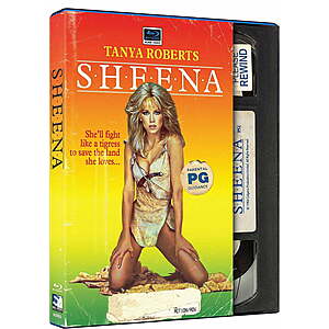 Sheena (Retro VHS Packaging) Blu Ray $7.93 Walmart.com