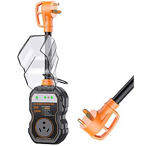 RV Surge Protector 30 Amp, 12000 Joules $30