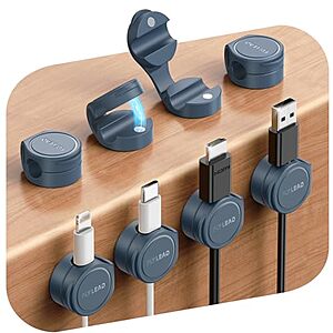 [Prime] 8-Pack Flylead Magnetic Silicone Cord Organizer Clips (various) $4.50 + Free Shipping
