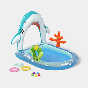 Sun Squad Shark Play Inflatable Water Park $13.99 + Free Shipping