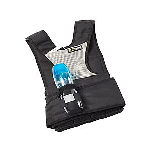 $17.99: ZFOsports 30lbs Womens Adjustable Weighted Vest with Phone Pocket & Water Bottle Holder at Woot!