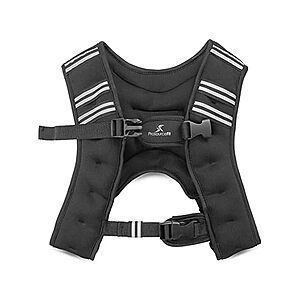 $9.99 | 10-Lbs ProsourceFit Exercise Weighted Training Vest (Black) at Woot!