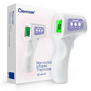 Berrcom 3-in-1 Non-Contact Infrared Forehead Thermometer (Purple) $7.49 + Free Shipping w/ Prime or on $35+