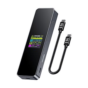 Amazon - DOCKCASE Smart M.2 NVMe SSD Enclosure, 10s Power Loss Protection (PLP), 10Gbps USB 3.2 Gen 2 Type-C External Hard Drive Case - $28.99