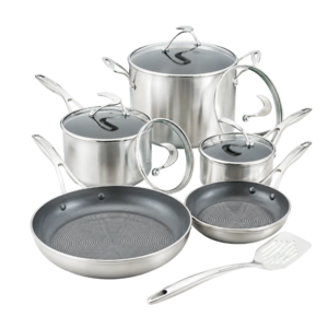 Circulon SteelShield S-Series 10-Pc Hybrid Stainless and Nonstick Cookware Set $169.99 + Free Shipping