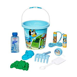 7-Piece Little Kids Summer Fun Beach Bucket Set (Bluey) $6 + Free S&H w/ Walmart+ or on $35+