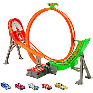 Hot Wheels Action Power Shift Motorized Raceway Track Playset with Booster & 5 Cars $29 + Free S&H w/ Walmart+ or on $35+