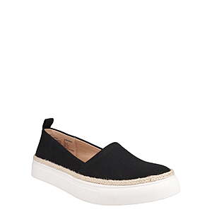 Chaps Women's Cora Slip-On Sneakers (Black, Sizes: 6-11) $9.99 + Free Shipping w/ Walmart+ or on $35+