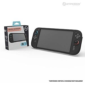 Hyperkin Black GelShell Silicone Skin for Nintendo Switch 2 $3.98 + Free Shipping w/ Prime or on $35+
