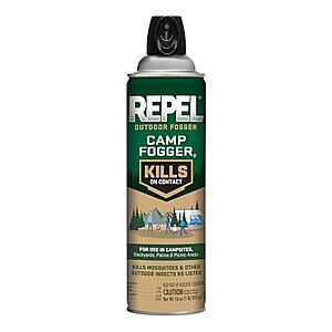 Repel 16-Ounce Outdoor Camp Fogger Aerosol $3.51 + Free Ship w/Prime or on orders $35+