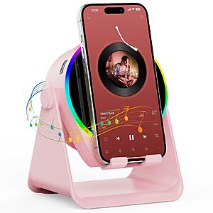 5-in-1 TARKARI 360° Rotation Wireless Bluetooth Speaker Phone Stand $8.49 + Free Shipping w/ Prime or on $35+