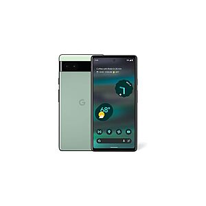 (NEW) Google Pixel 6a 5G Smartphone - 128GB (Unlocked) $166.24