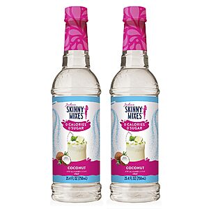 2-Pack 25.4-Oz Jordan's Skinny Mixes Coconut Syrup $9.99 + Free Shipping w/ Prime or on $35+