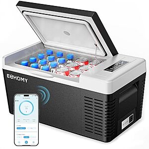 [Prime] 19-Quart EUHOMY Portable Compressor Car Refrigerator & Freezer w/ App Control $89.99 + Free Shipping