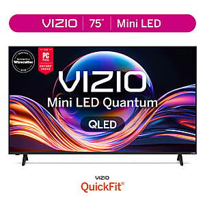 (Open Box) VIZIO 75" Mini LED Quantum 4K QLED HDR Smart TV (NEW 2026) VQM75C-10 $403.2