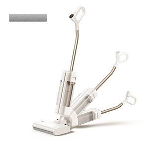 Dreame FloorX 110 Plus Electric Mop, 600RPM Scrubbing, 149°F Hot Air Drying, Dual-Tank System $99.99
