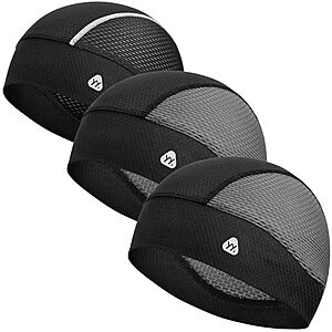 YANIKY Breathable Mesh Skull Cap Helmet Liner (various) $6.49 + Free Shipping w/ Prime or on $35+