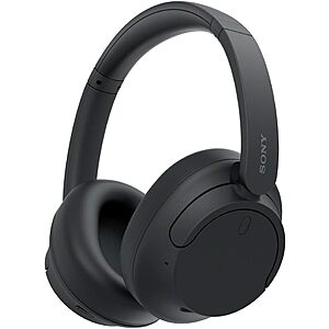 Sony WH-CH720N Wireless Noise Cancelling Over-Ear Headphones, Black $87.95
