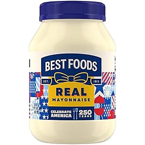 30-Ounce Best Foods Real Mayonnaise $3.56 w/ S&S + Free Shipping w/ Prime or on $35+