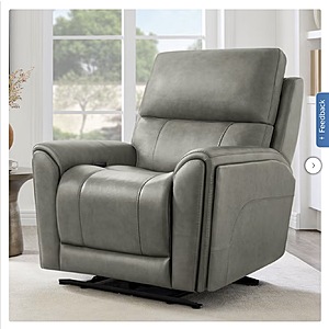 Barcalounger Hollis Leather Zero Gravity Power Recliner with Power Headrest $499.99 free Delivery Only (set up NOT included) Setup is available for $25 Costco.com