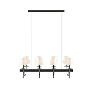 Fairmount 8-Light Traditional Chandelier with Drum Shades $14.97 + Free Shipping