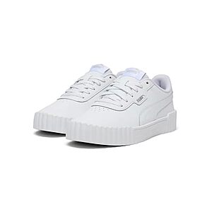 Puma Women's Carina 3.0 Sneaker (Puma White-puma White- Silver, Sizes: 6,8), New; Open Box $22.79 + Free Shipping w/ Prime