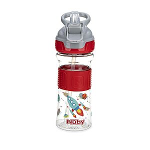 Nuby Thirsty Kids Flip-It Soft Spout - 12 oz, variouse colors $7.99