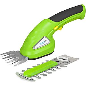 Pyle 2-in-1 Cordless Handheld Grass Trimmer & Hedge Shears w/ 3.6V Rechargeable Battery & Quick-Change Blades $12.46 + Free Shipping w/ Prime or on $35+