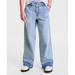 Levi's Girls' 7-16 Braided High Rise Baggy Jeans - Hang Up $28