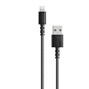 Anker PowerLine Select+ USB-A to Lightning Cable, 6 ft, Black, $5, FS WM+, Walmart