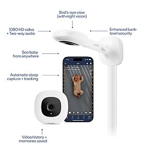Nanit Nursery Bundle Smart Baby Video Monitor w/Wall Mount or Floor Stand -1080p $175-246