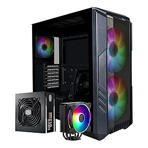 Cooler Master HAF 500 Pro ATX Mid-Tower PC Case Bundle w/ Hyper 212 Halo CPU Cooler & MWE 650W Gold PSU $119.98 + Free Shipping