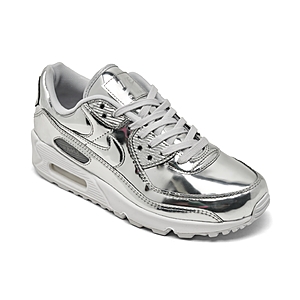 Nike Women's Air Max 90 Sp Casual Sneakers from Finish Line - Chrome, Platinum $140