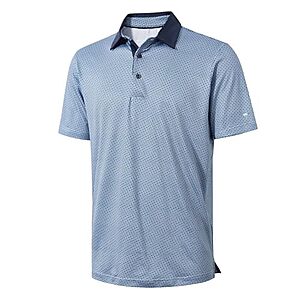 [Prime] MICHEL ROUEN Men's Short Sleeve Golf Polo Shirt (Various) $11.97 + Free Shipping