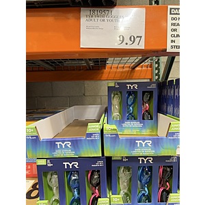 Costco Members [In Store Only] - TYR Junior Swim Goggle 3-pack [YMMV] $9.97