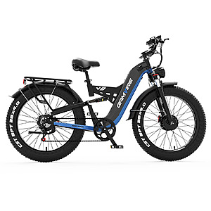 $1599 Ebike 55MPH  EBYCCO & GAMVIRE 26" Fat Tire 9000W with Turn Signals 52V 30AH Moped