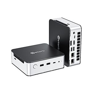Getorli Mini PC Ryzen 7 H 255, 16GB DDR5 1TB PCIe 4.0 SSD Mini Computer