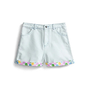 Care Bears or Strawberry Shortcake Girls Graphic Print Cuff Denim Shorts $4.46, Stitch Tank Top and Pleated Skort Set, S $4.25