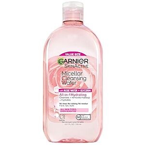 [NEW, SnS] $7.12 | 23.7-Oz Garnier Micellar Water with Rose Water and Glycerin at Amazon