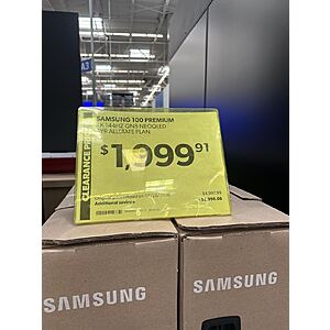 Samsung 100" QN80FD 4k Mini LED Neo QLED $1,999.91 On Clearance at Sam's Club In store only! YMMV