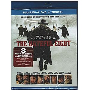 The Hateful Eight (Blu-ray) $5.00 + Free Shipping w/ Prime or on $35+