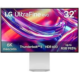 $1099.99* | 31.5" LG UltraFine evo 6K Nano IPS Monitor at Amazon
