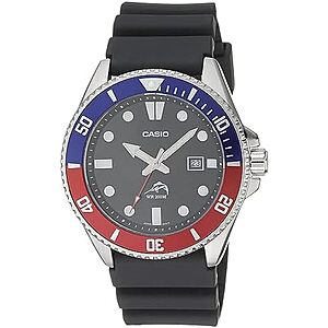 $53.97* | 44mm Casio MDV106B Watch w/ Stainless Steel Case & Resin Band at Amazon