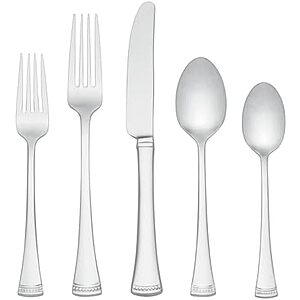 $27.99* | 20-Pc Lenox Portola 18/10 Stainless Steel Flatware Set at Amazon