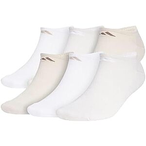$8.87* | 6-Pairs adidas Men's Athletic Cushioned Pack No Show Socks (Medium) at Amazon