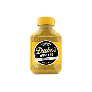 $3.49* | 9.5-Oz DUKE'S Horseradish Mustard at Amazon