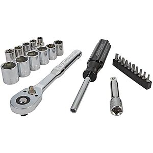 $19.98* | 24-Piece CRAFTSMAN 3/8 Inch Drive SAE Mechanics Tool Set at Amazon