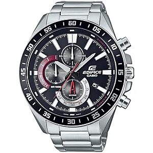 $72* | 50mm Casio Men's Edifice Chronograph Stainless Steel Watch at Amazon